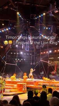 Timon Sings Hakuna Matata! 😂🦁 | Festival of the Lion King #shorts