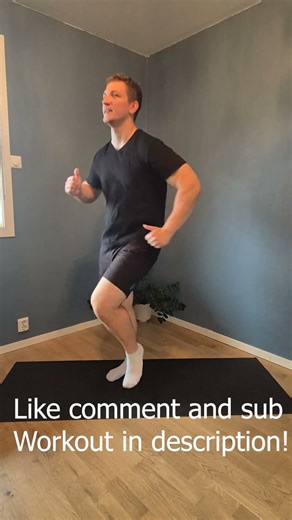 3-Minute Running in Place Workout at Home | Quick Fat Burn | #shorts