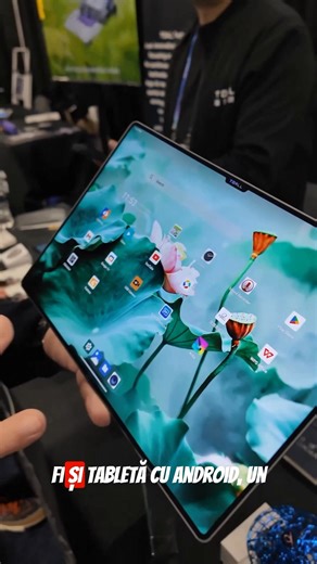 Cea mai subțire tabletă pe care am văzut-o până acum, o poți folosi și ca monitor portabil! #CES2026 #PAPER #TABLETA | George Buhnici