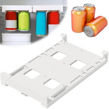Hanging Stacking Can Dispenser Lightweight Soda Can Organizer Rack Durable Pull-Out Fridge Drink Can Holder for Fridge Pantry - Walmart.ca