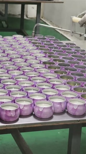 trolley cart single pump wax filling machine #yidemachinery #candleproduction