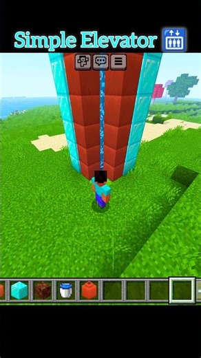“Easiest Minecraft Elevator Ever! 🛗 | Simple & Quick Build”