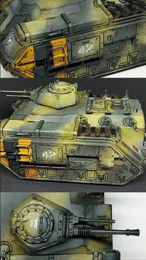 Warhammer 40k: Imperial Guard Chimera #warhammer40k #miniaturepainter #kitbash