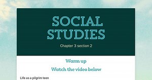 Social studies