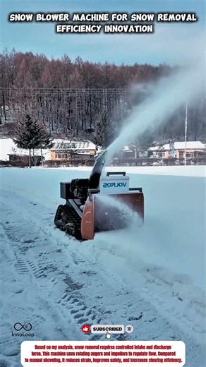 Snow Blower Machine for Snow Removal Efficiency Innovation