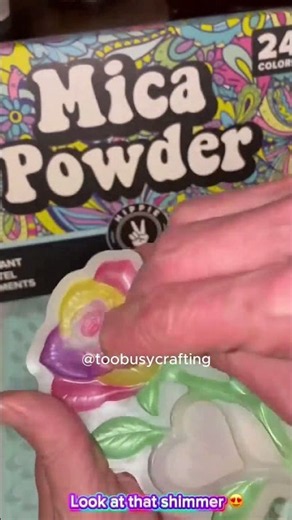 How to use mica powders to color resin?