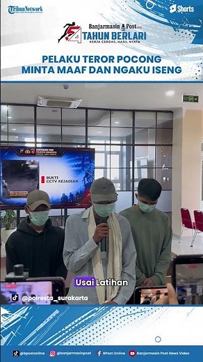 The perpetrator of the pocong terror attack in Ngoresan, Solo, apologized after it went viral.