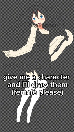 Give me a character and I’ll draw them (female please) #ddlc #art #female #drawing #fanart #oc