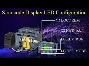 Simocode Display Unit LED Light Configuration & Use