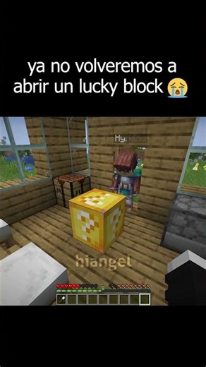 ya no vuelvo a instalar el mod de lucky blocks 😭