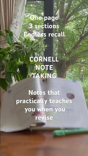 Cornell notes make revision feel effortless