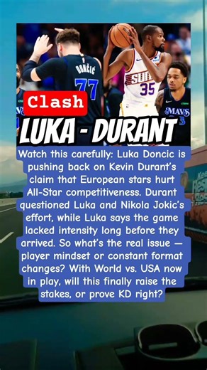 Luka Durant All-Star Clash #lukadoncic #kevindurant