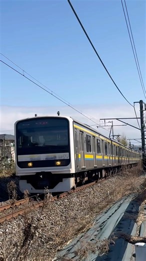（344M）209系2100番台千マリC617編成（総武本線千葉行）飯岡駅付近撮影