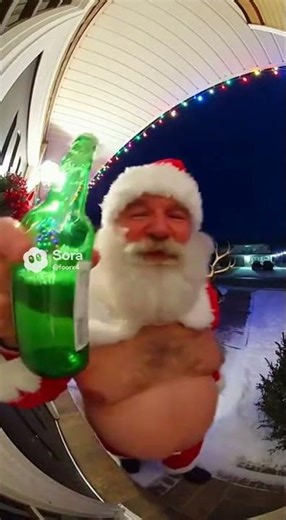 Santa go to bed #funnyvideos #merrychristmas #santa #drunk #reindeer