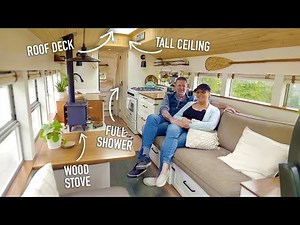 This Is The BEST Skoolie Conversion You'll Ever See | Full Tour