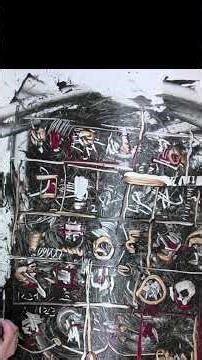 Gameboard Encaustic Monotype | Making Art with Hot Wax on a Griddle #EncausticMonotype #EncausticArt