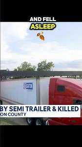 A woman run over by semi truck #truck #driver #women #sleep
