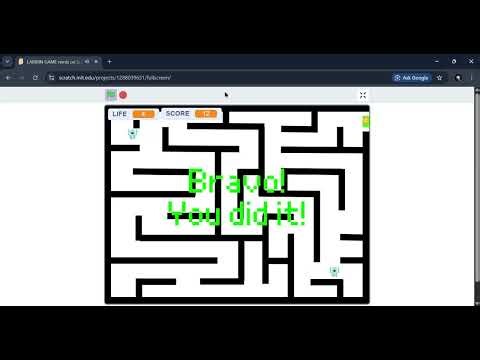LABYRINTH GAME (project scratch)