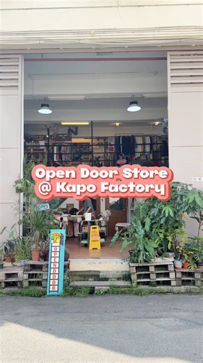 3.4K views | Don’t judge a store by its shopfront, the @open.door.store is a hidden gem tucked above their chunky silkscreen setup featuring one-of-a-kind art pieces with a local flavour! 﫶✨Open Door Store is located at Kapo Factory Building #01-16. | Home and Decor Singapore | Facebook