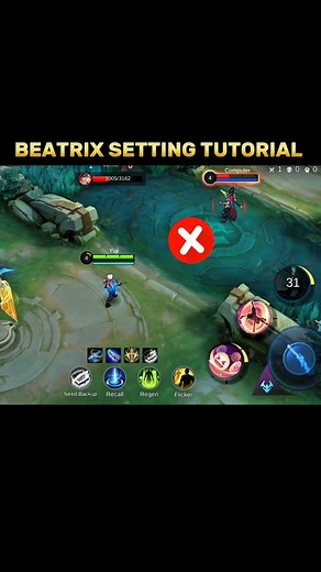 Beatrix setting tutorial ✅✅ #mobilelegends #mlbb #ml #guidemlbb #lesleymobilelegends #mobilelegendsbangbang #counterhero #mlbbcreator #newmeta #metamlbb | GO D Solo