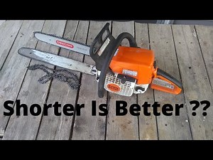 Stihl MS250 bar and clutch replacement