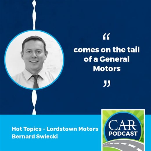 In a recent CAR Podcast covering the Lordstown Motors plant sale and Ecomotion Week 2022, CEO Carla Bailo sat down with Bernard Swiecki who is the Director of ACP and Research at CAR. Listen to the full episode at: https://anchor.fm/the-car-podcast | Center for Automotive Research - CAR
