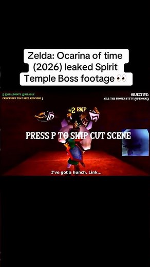Zelda: Ocarina of time (2026) leaked Spirit Temple Boss footage 👀
