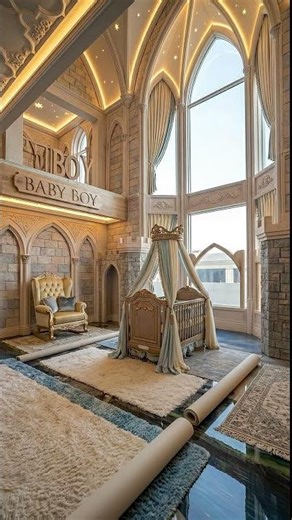 Luxury Baby Boy Room Transformation | Royal Nursery with Epoxy Floor | Satisfying Design