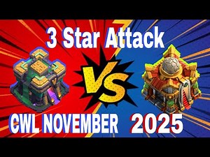 CWL NOVEMBER 2025 // Super Hog Rider attack strategy // Easy To 3 Star