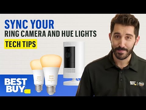Syncing Your Ring Security Camera and Hue Lights - Tech Tips from Best Buy
