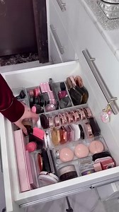 13M views · 231K reactions | ترتيب ادراج مكياجي ASMR Makeup drawers organizing | Mariam George مريم جورج | Facebook