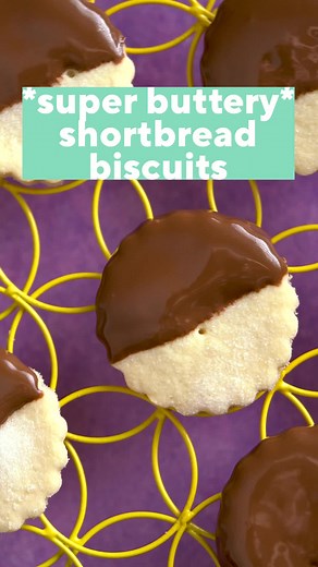 Chocolate Dipped Shortbread Biscuits Recipe