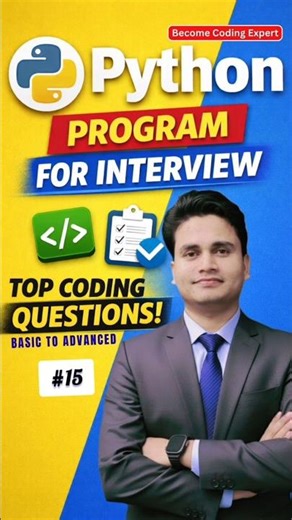 #15 Question : Python program to Check Prime Number. #python #job #coding #interview #shorts