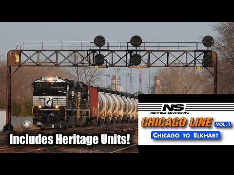 Norfolk Southern’s Busiest Main Line with Heritage Locomotives!