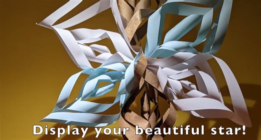 Make your own star decoration