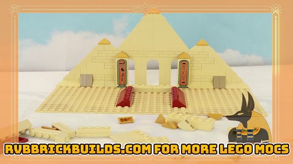 Can You Build This Epic LEGO Pyramid? 100 Piece LEGO MOC Challenge