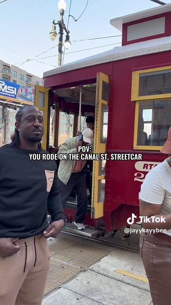 A cheap and easy way to get around New Orleans is using the streetcar. It’s only $1.25 per ride and they have multiple lines that take you to popular areas in NOLA. We took the Canal Streetcar from brunch and enjoyed the scenic view back to the French Quarter. #fyp #thingstodoinneworleans #streetcar #thingstodoinnola #neworleansculture #neworleanslife #nola #neworleans #frenchquarter #minivlog #travel #traveltok #traveling