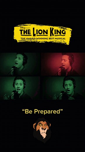 🎶 “Be Prepared” clip from my Lion King medley! #disney #thelionking #broadway #scar #animation #90s #medley #eltonjohn #cover #nickpitera