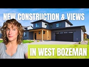 Bozeman Montana NEW HOME TOUR in New Community with MOUNTAIN VIEWS | Bozeman MT Real Estate