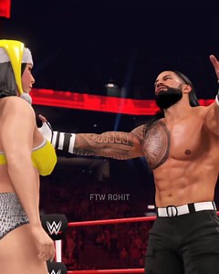 Roman Reigns vs Dancing Girl wwe fight | FTW ROHIT