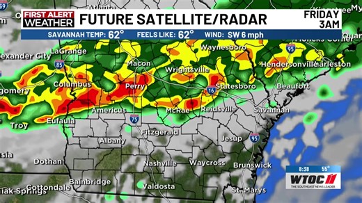 Rain is moving in to wrap up your week ☔️ Tune in right now for the latest First Alert forecast with Jamie Ertle. | WTOC-TV