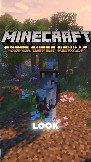 This Minecraft Shader Makes Your World Look Amazing: Super Duper Vanilla Shader #minecraft