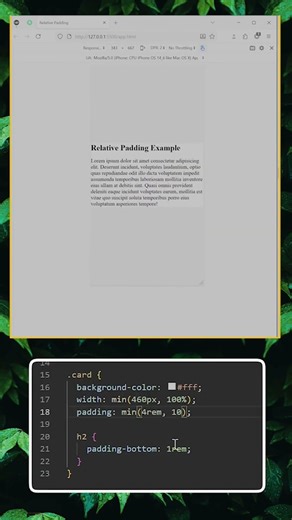 CSS Magic Relative Padding