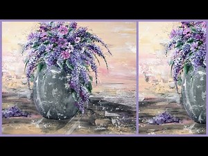 PINTAR FLORES en ACRILICO , tutorial, yobanka art