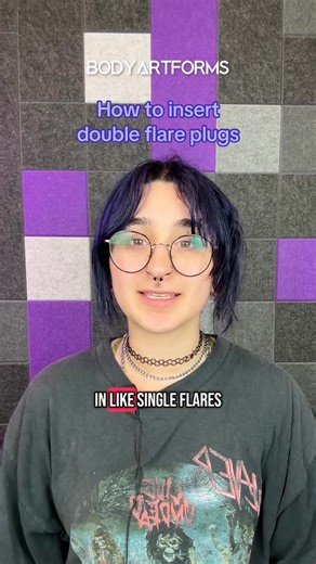 1.4K views · 18 reactions | If you’ve never worn double flare plugs, we’ll give you some tips to help you insert them. Ready to wear double flare plugs? Shop at https://bodyartforms.com/products.asp?jewelry=plugs&flare_type=Double+flare | Bodyartforms | Facebook