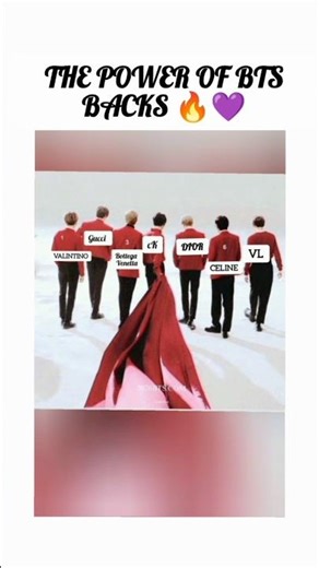 When BTS leads,World follows.When army shows up..magis happens.There's power in every back🔥