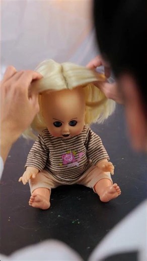 Crafting the Ultimate Bride of Chucky Doll! 🎎✨ #Shorts