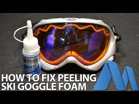 How to Fix / Repair Peeling Foam from Ski Goggles
