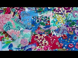 Fabric Prep for the Postage Stamp Quilted Bag - Cutting 150 little squares