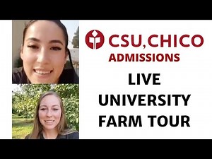 Live Tour of Chico State University Farm